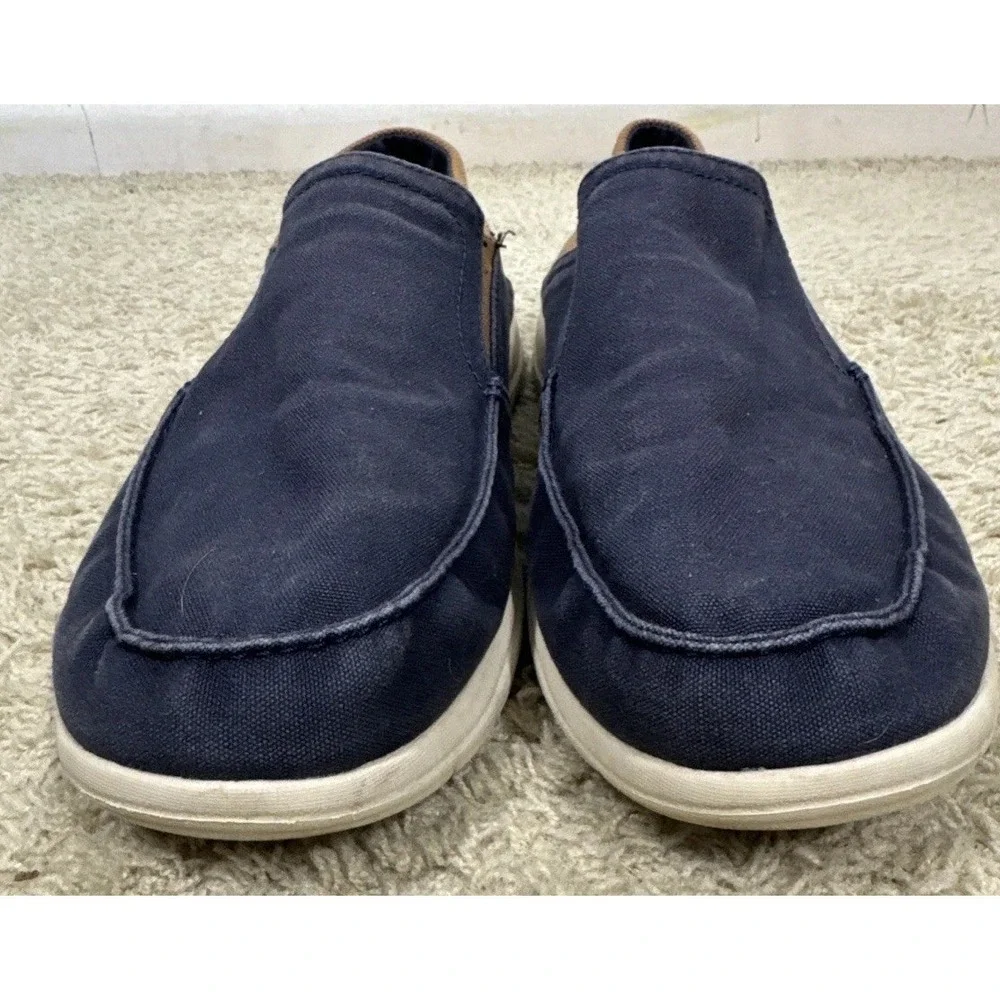 Crocs Mens Triple Comfort Navy Slip On Loafers Water Boat Shoes Size 15M Beach